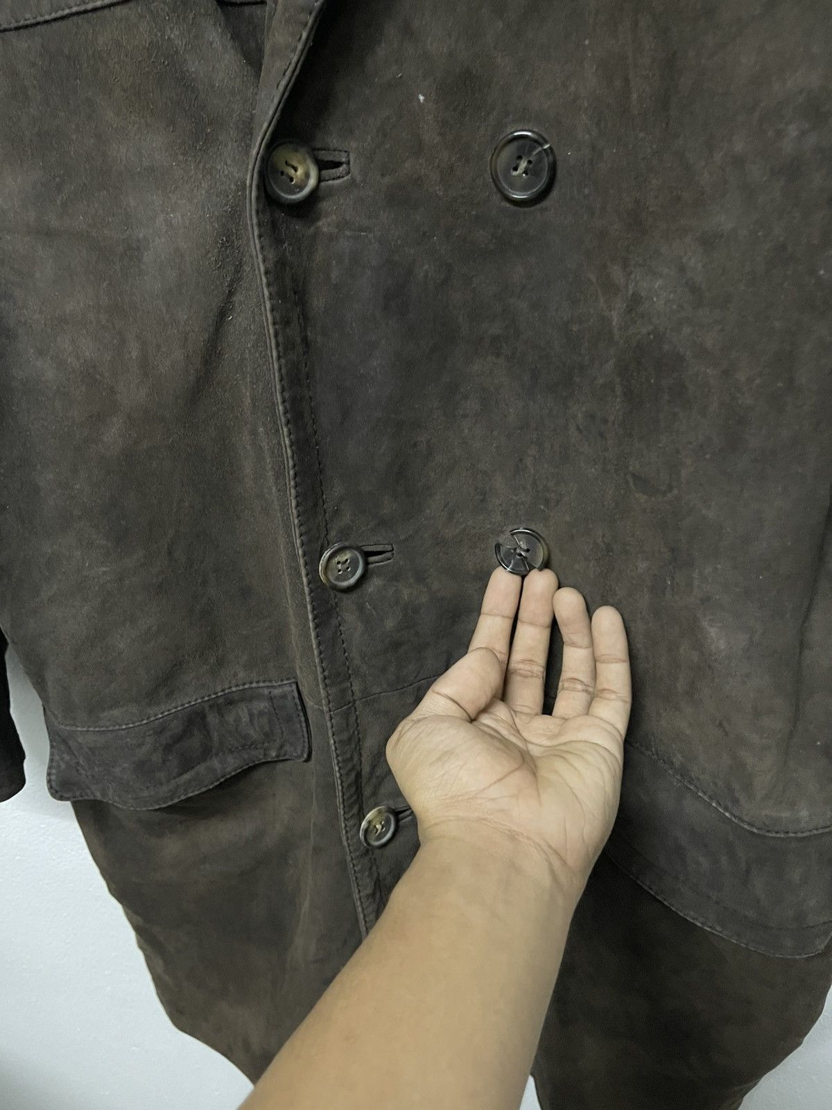 Gucci AW 1998 GUCCI BY TOMFORD SUEDE LEATHER COAT Size US L / EU 52-54 / 3 - 10 Thumbnail
