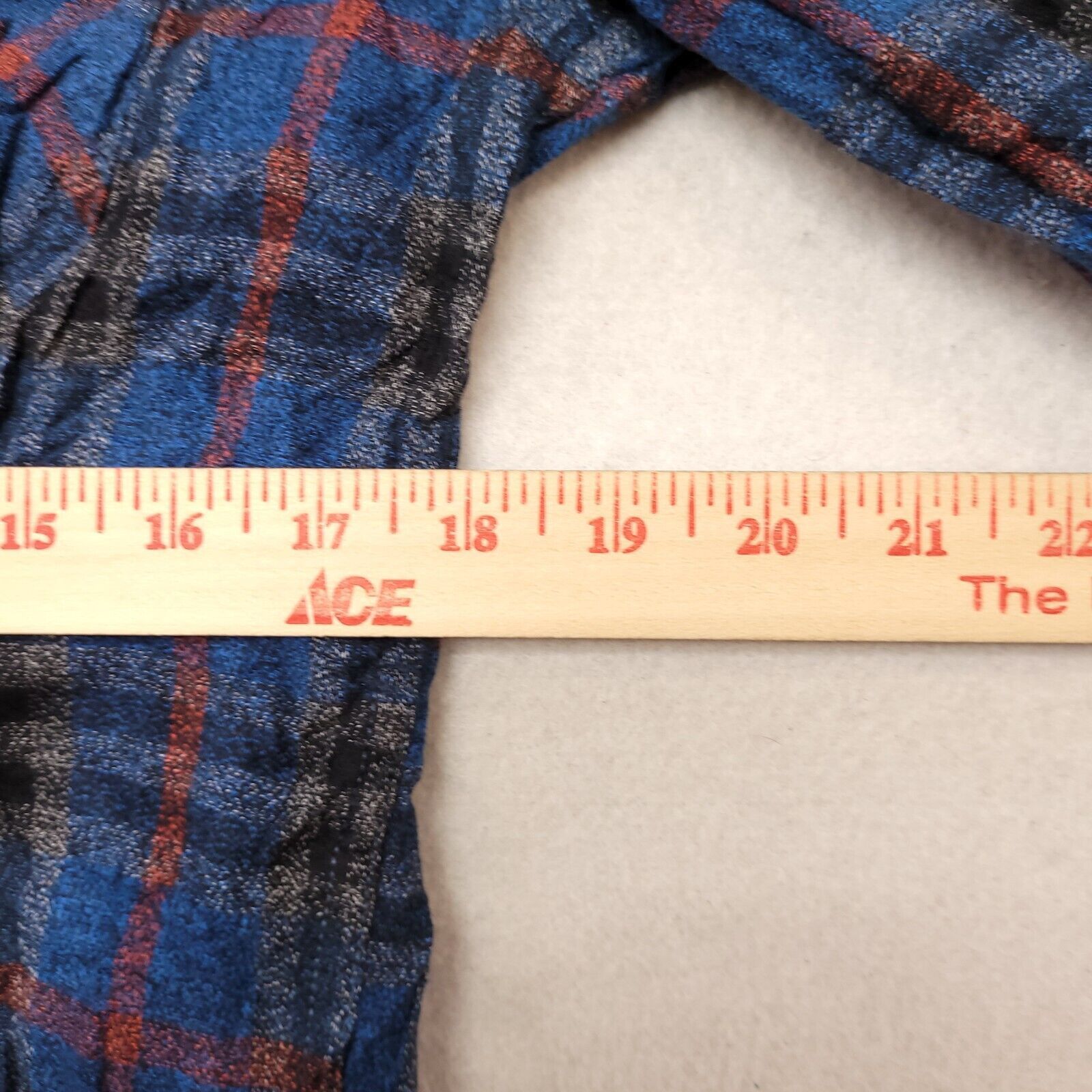PD&C pd & c Tartan Flannel Button Up Shirt Mens Size M Blue Black Size US M / EU 48-50 / 2 - 9 Thumbnail