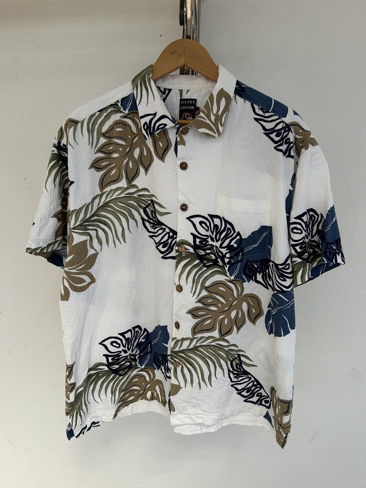 Quiksilver Vintage USA Quiksilver Button Up Size US XL / EU 56 / 4 - 1 Thumbnail