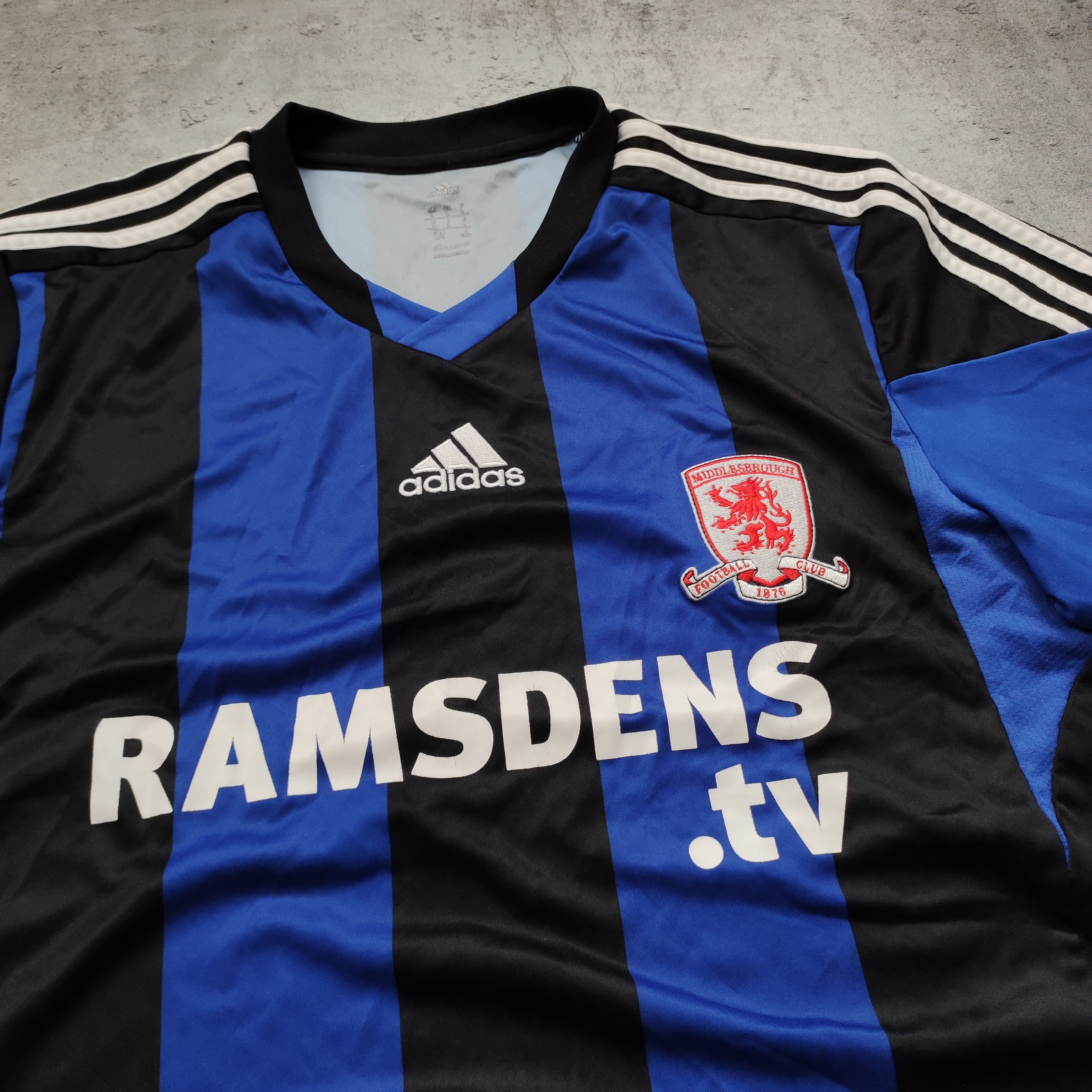 Adidas × Vintage RARE Middlesbrough Football 2013/14 Away Jersey Size US L / EU 52-54 / 3 - 5 Thumbnail