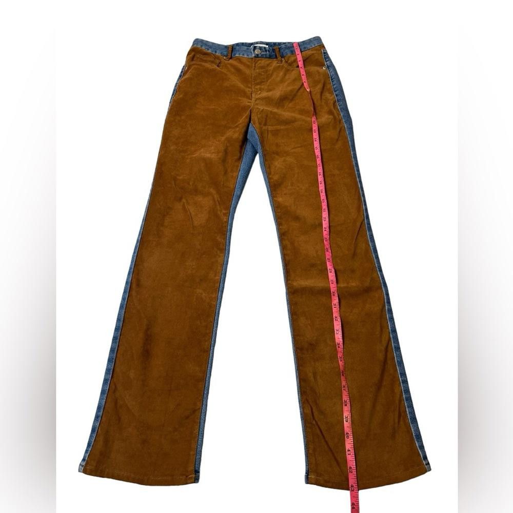 Designer Good American l Icon Suede Mixing Jeans 28/8 Size 28" / US 6 / IT 42 - 4 Thumbnail