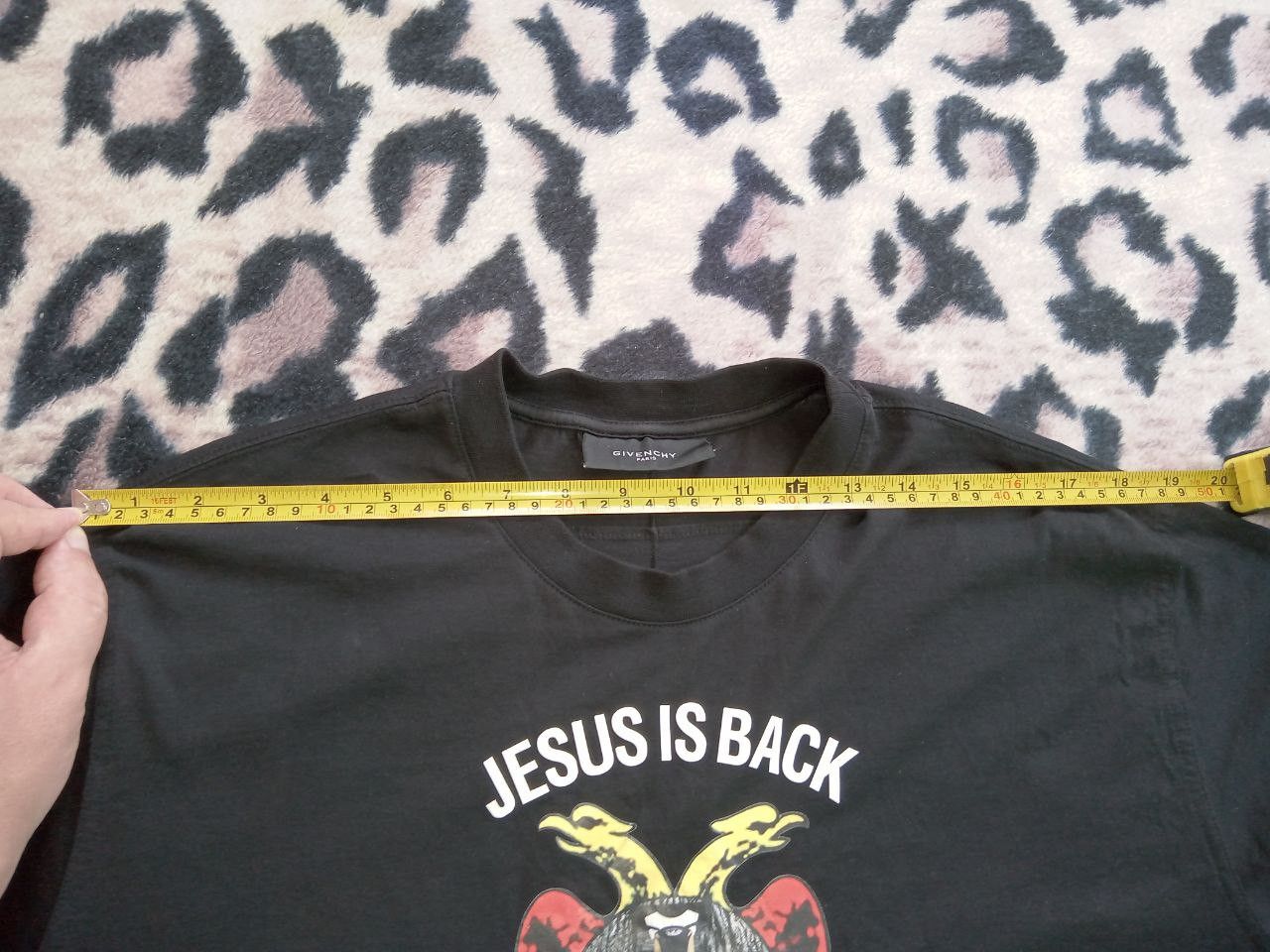 Givenchy Black Jesus is Back Oversized T-Shirt Size US XXS / EU 40 - 13 Thumbnail