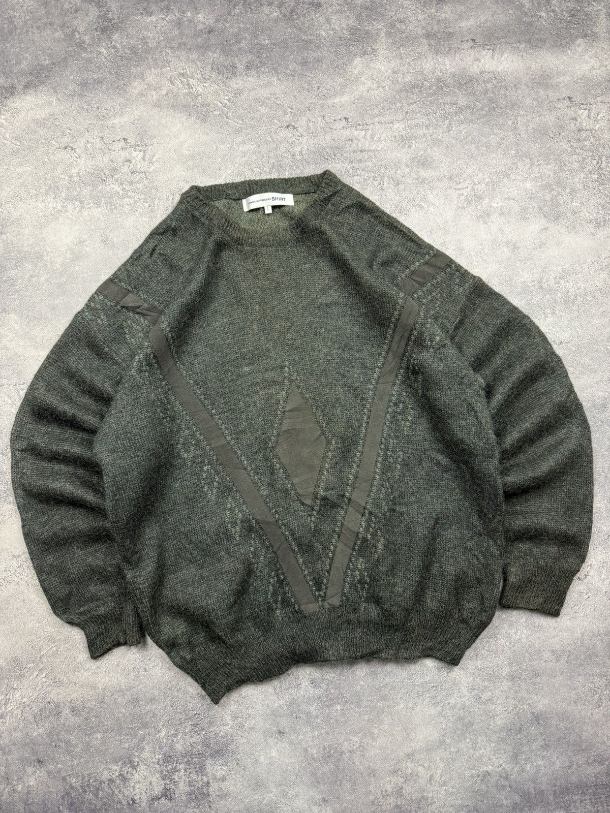 Comme des Garcons SHIRT Comme des Carçons SHIRT Wool Sweater Japanese Brand Size US L / EU 52-54 / 3 - 4 Thumbnail
