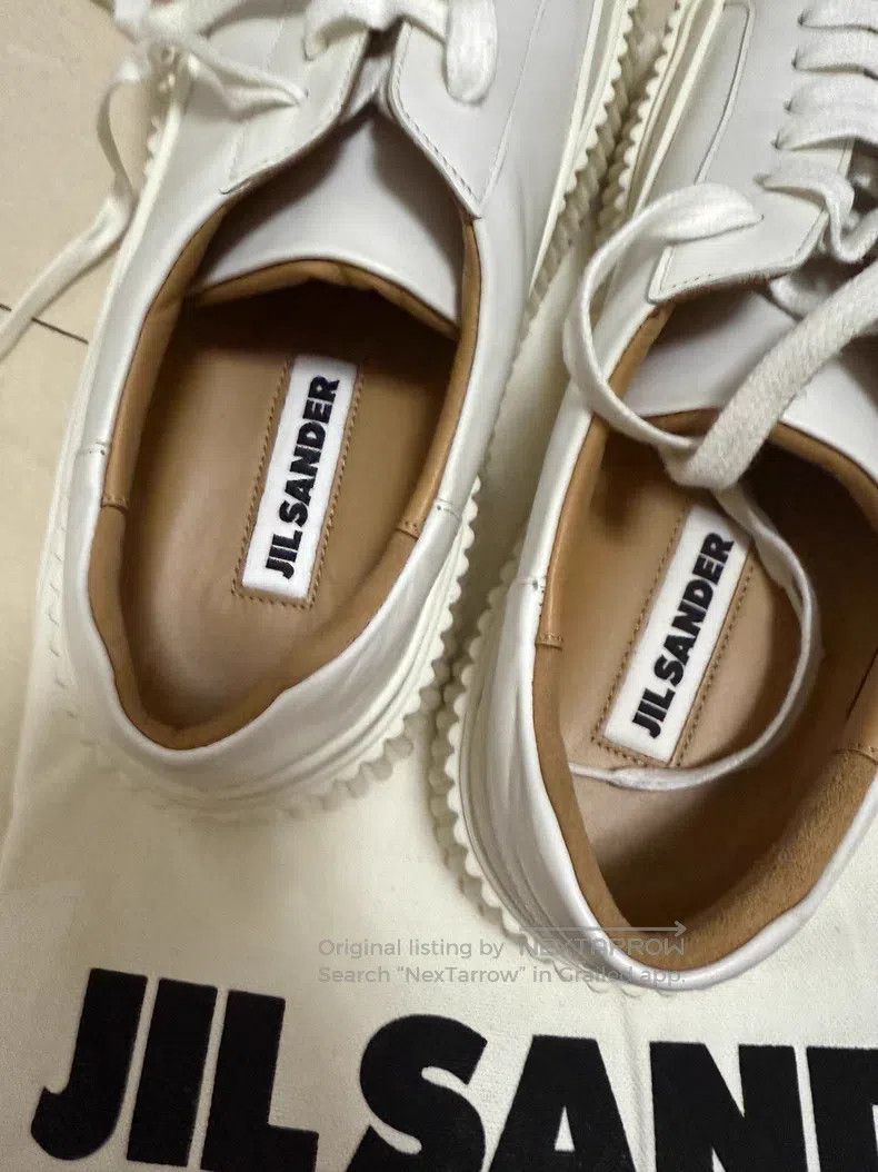 Jil Sander Jil Sander White Strappy Flats Size US 6.5 / IT 36.5 - 4 Thumbnail