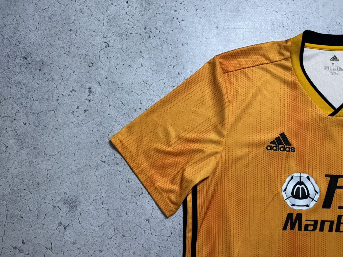 Adidas Adidas FC Wolverhampton 2019/2020 Vintage Soccer Jersey Size US XL / EU 56 / 4 - 4 Thumbnail