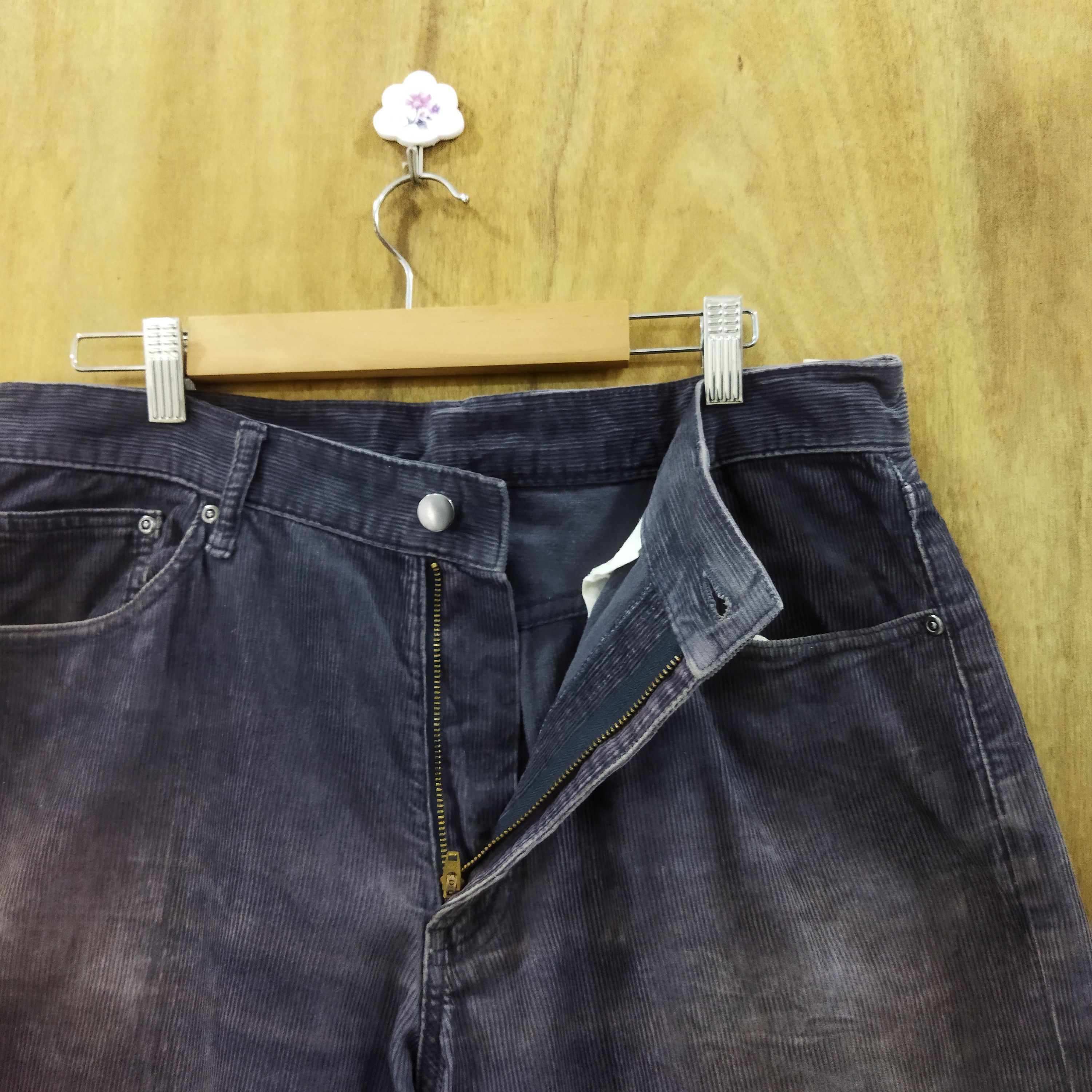 Japanese Brand JAPANESE BRAND FADED BLACK CORPUROY PANTS Size US 32 / EU 48 - 6 Thumbnail