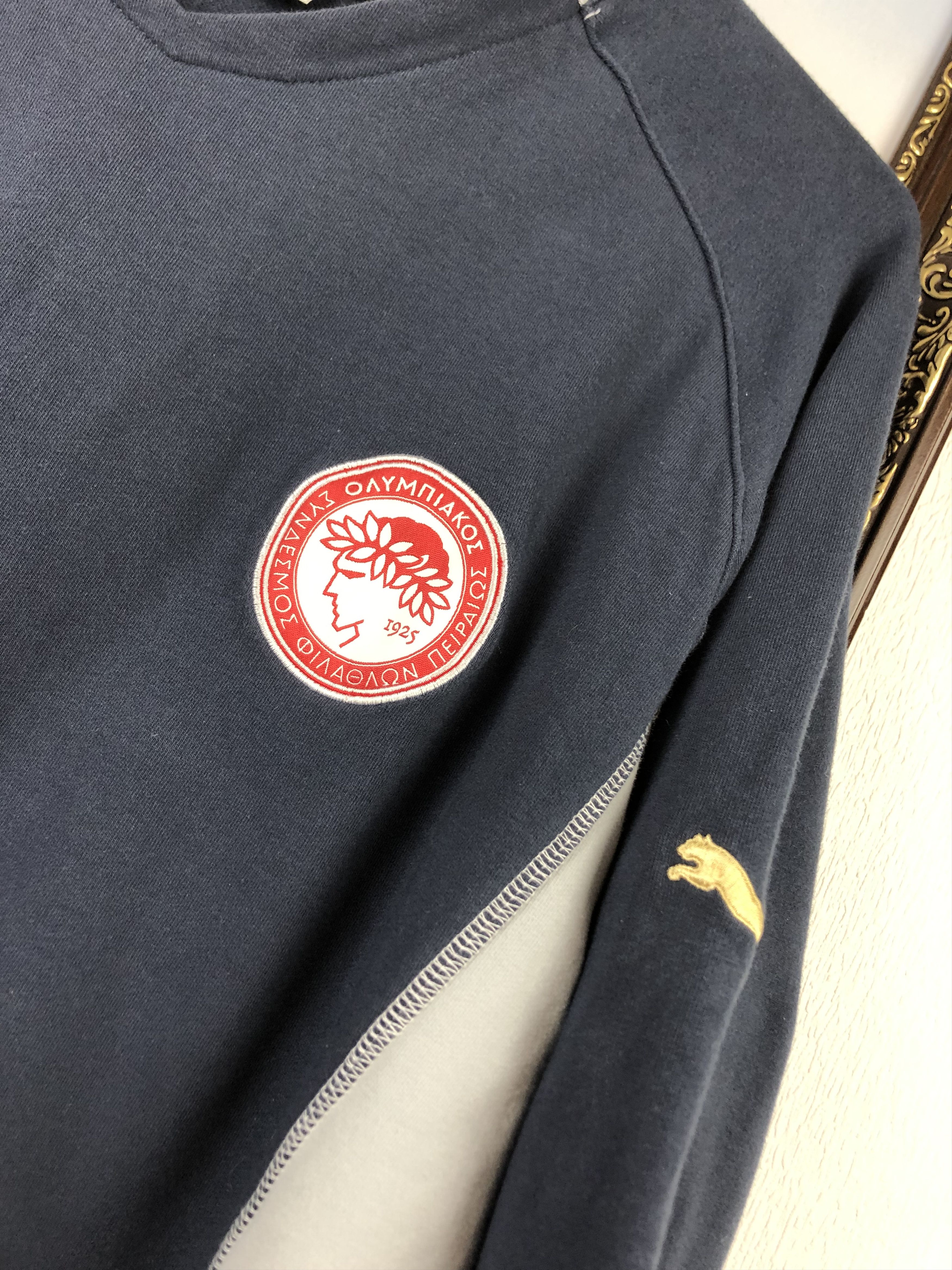 Vintage Vintage Olympiacos Olympiakos Football Sweatshirt Jacket Size US L / EU 52-54 / 3 - 5 Thumbnail