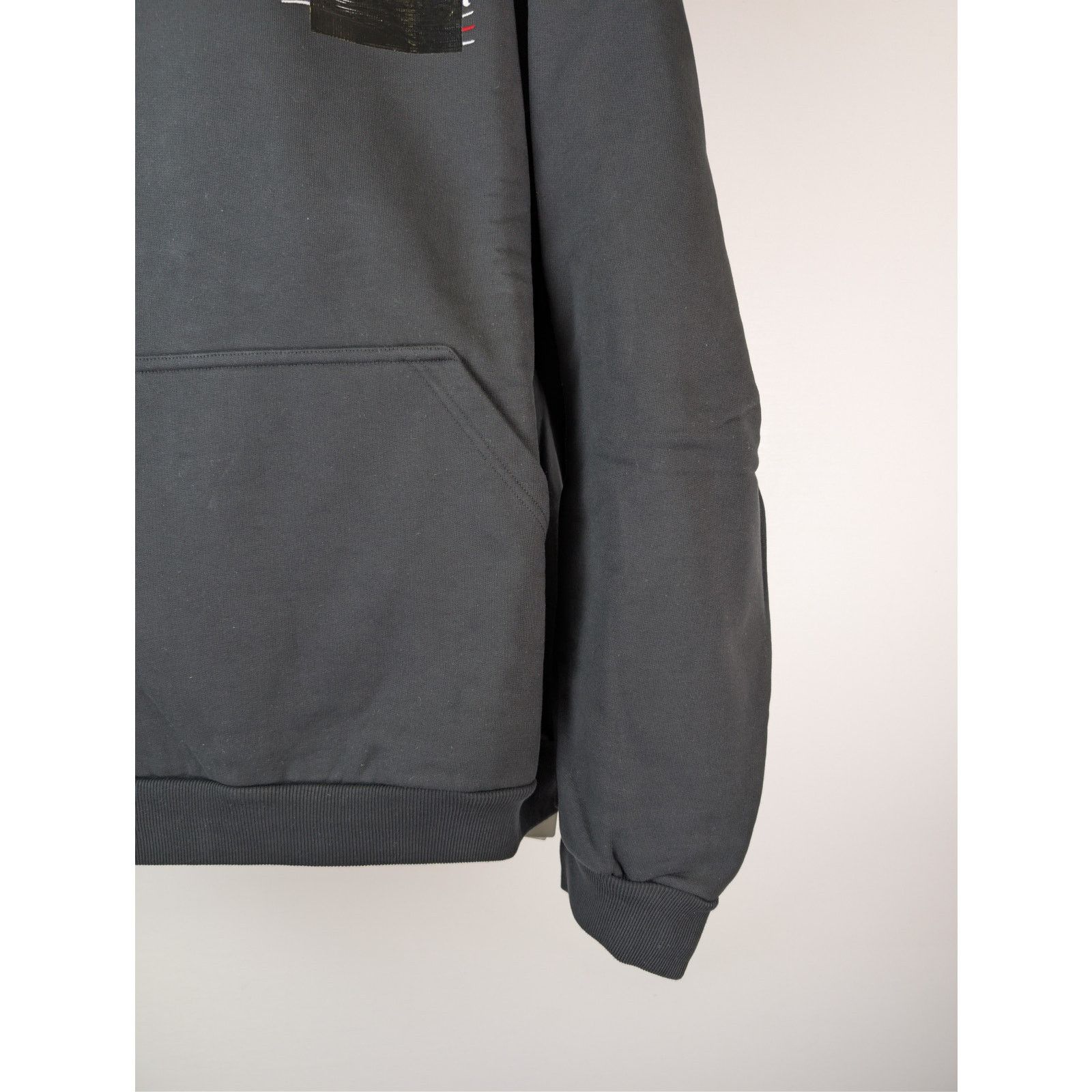Balenciaga o1rshd1 Gaffer Molleton Archetype Large Fit Hoodie in Black Size US XL / EU 56 / 4 - 6 Thumbnail