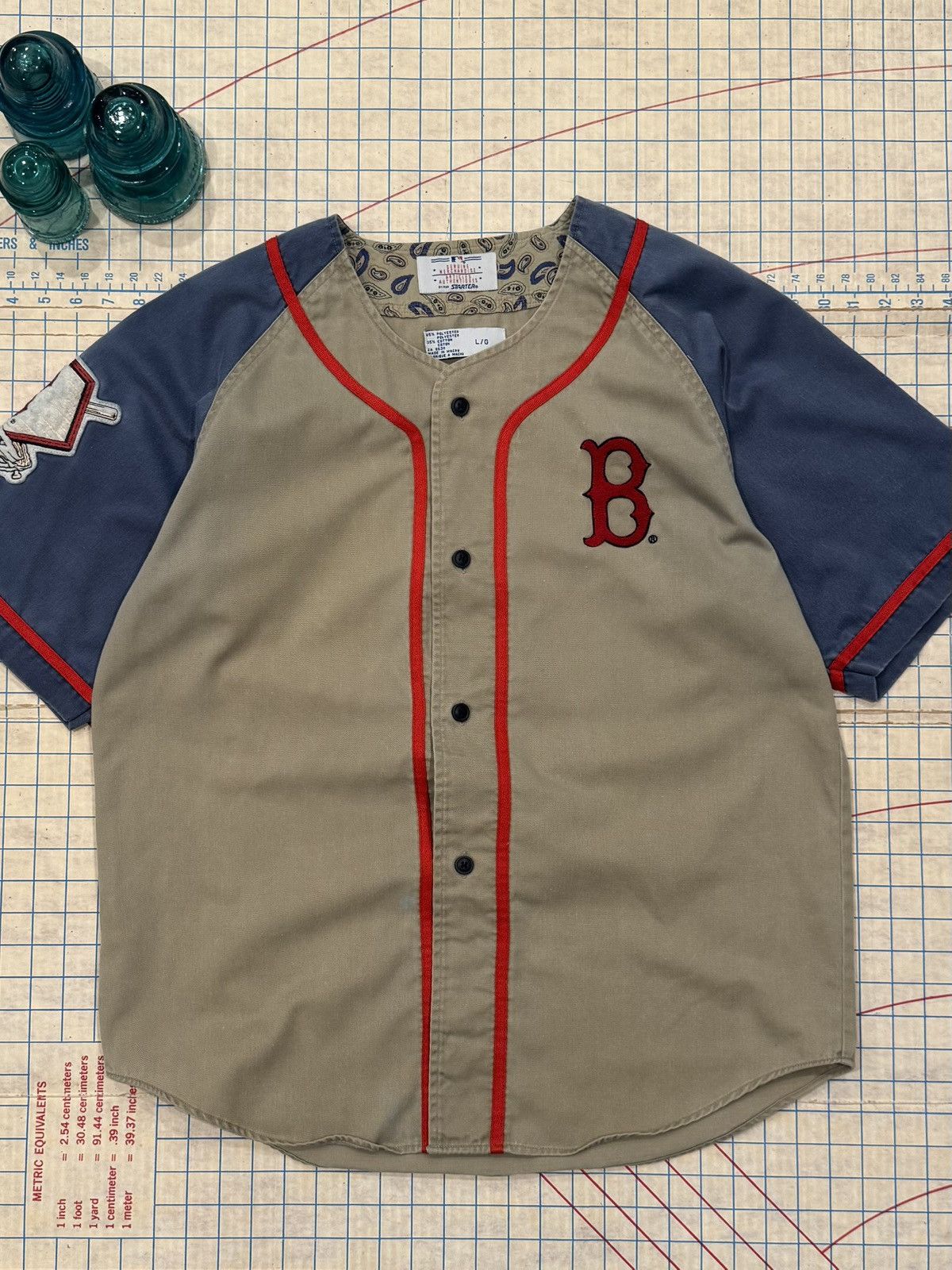 Starter Vintage Starter Boston Red Sox Tan Brown Jersey Mens Large Size US L / EU 52-54 / 3 - 2 Thumbnail