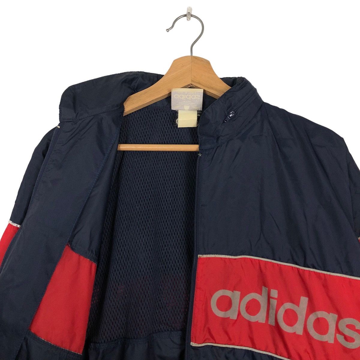 Adidas 🔥90’s Vintage Bomber Jacket Adidas Block Colour Big Logo Size US M / EU 48-50 / 2 - 10 Thumbnail