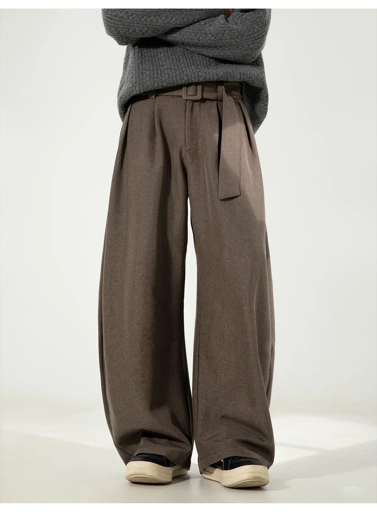 Japanese Brand Wide Leg Baggy Korean Style Pants Size US 34 / EU 50 - 1 Thumbnail