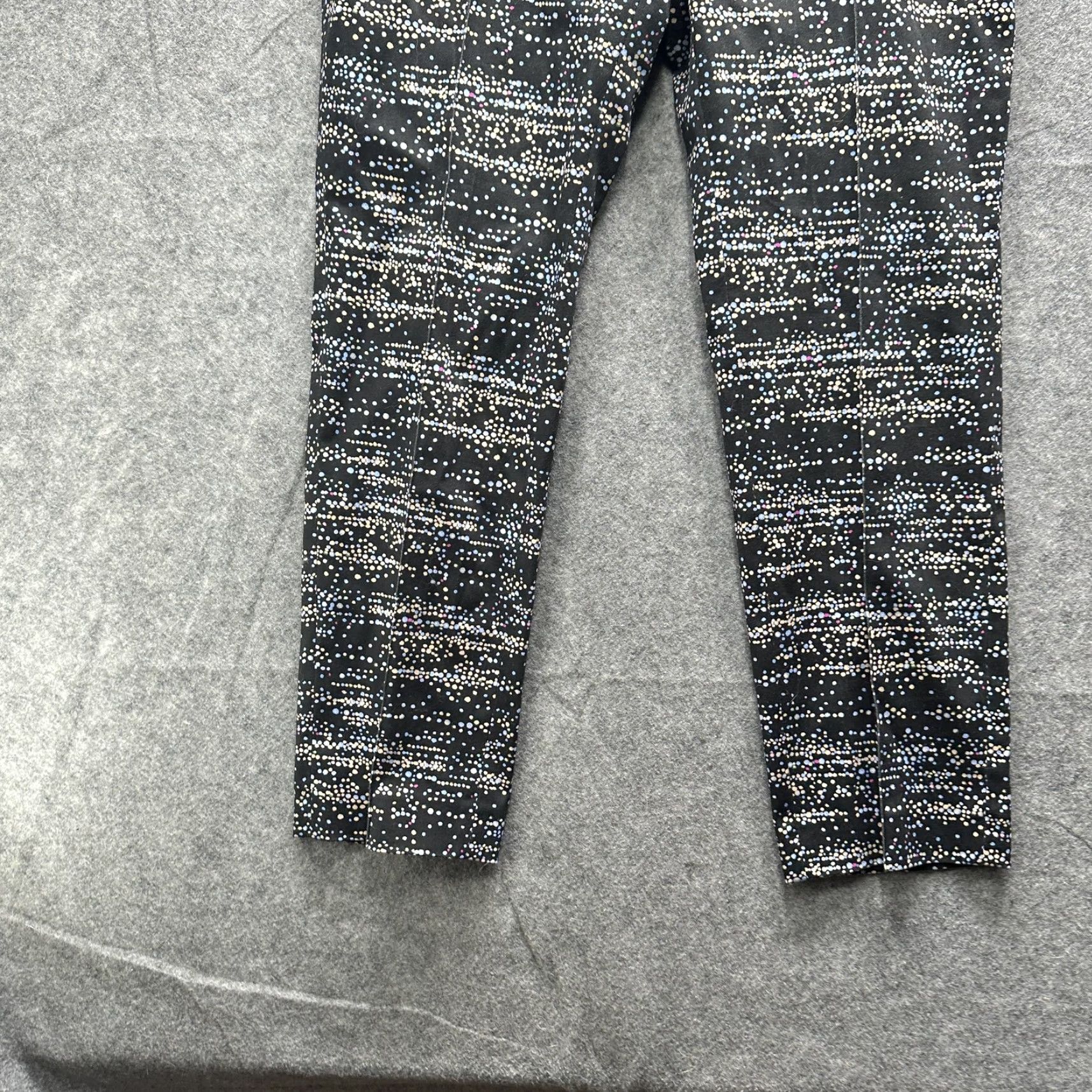 Vintage Akris punto Pants Womens 6 Black Polka Dot Ankle Straight Leg Stretch Trousers Size 28" / US 6 / IT 42 - 5 Thumbnail
