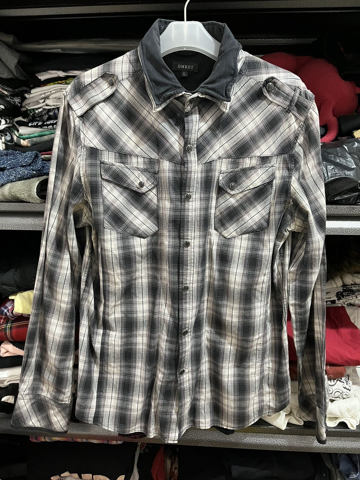 Hysteric Glamour 🖤BLACKDAY🖤Omke double layer shirt Size US M / EU 48-50 / 2 - 2 Thumbnail