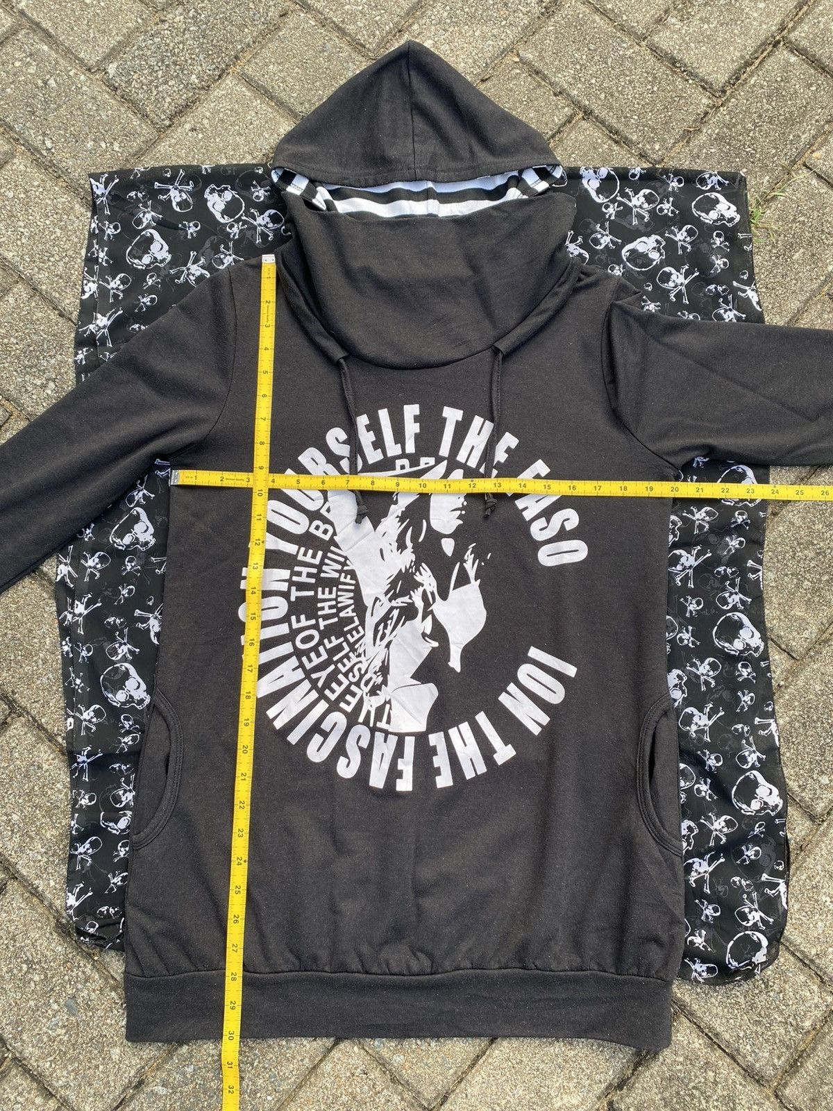 Japanese Brand Unknown Japanese Hoodie Women Graphic Poem Style Size L / US 10 / IT 46 - 17 Thumbnail