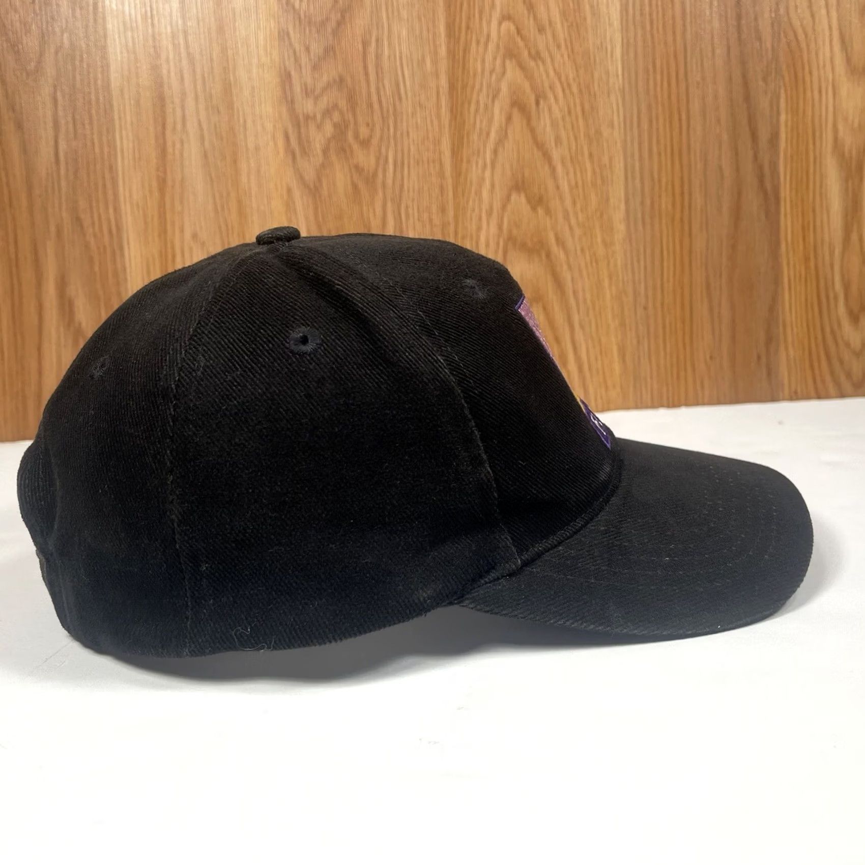 Vintage Robertson Hat Baseball Cap Adult Black Cotton Adjustable Embroidered Logo Classic Marketing Group Flint Size ONE SIZE - 6 Thumbnail