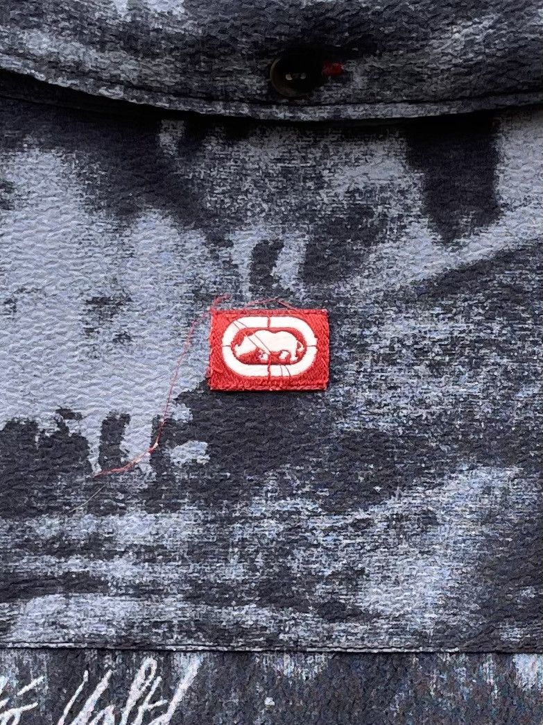 Marc Ecko Rare Vintage Y2k Marc Echo Faces AOP button Shirt Size US XL / EU 56 / 4 - 9 Thumbnail
