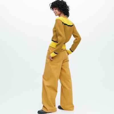 Marni Marni x Uniqlo Designer FW22 Knitted Vneck Cropped Sweater Size XL / US 12-14 / IT 48-50 - 3 Thumbnail