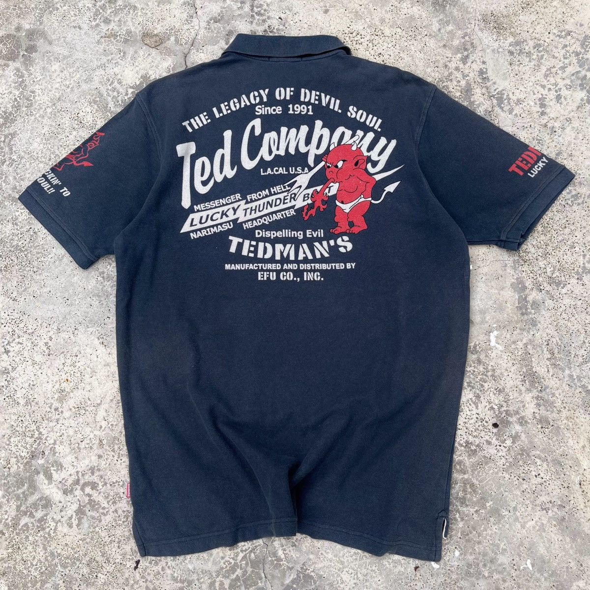 Tedman Tedman Ted Company Japanese Brand Nice Devil Print Out Size US L / EU 52-54 / 3 - 1 Thumbnail