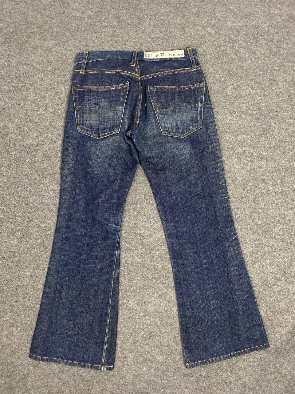 Japanese Brand justin japanese brands bootcut flare distressed denim Size US 30 / EU 46 - 1 Thumbnail