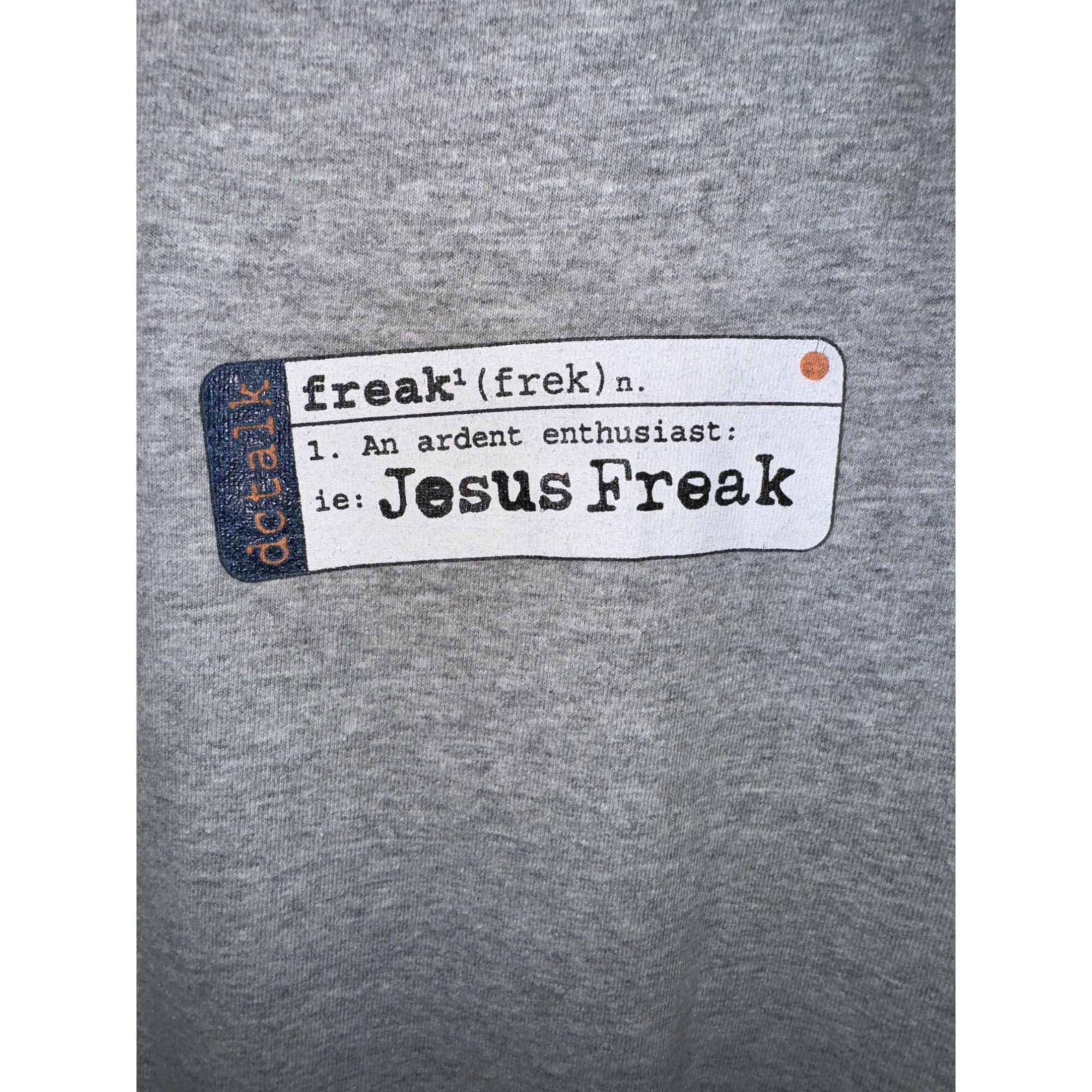 Vintage Vintage DC Talk Shirt Jesus Freak Christian Concert Shirt 19 Size US XL / EU 56 / 4 - 4 Thumbnail