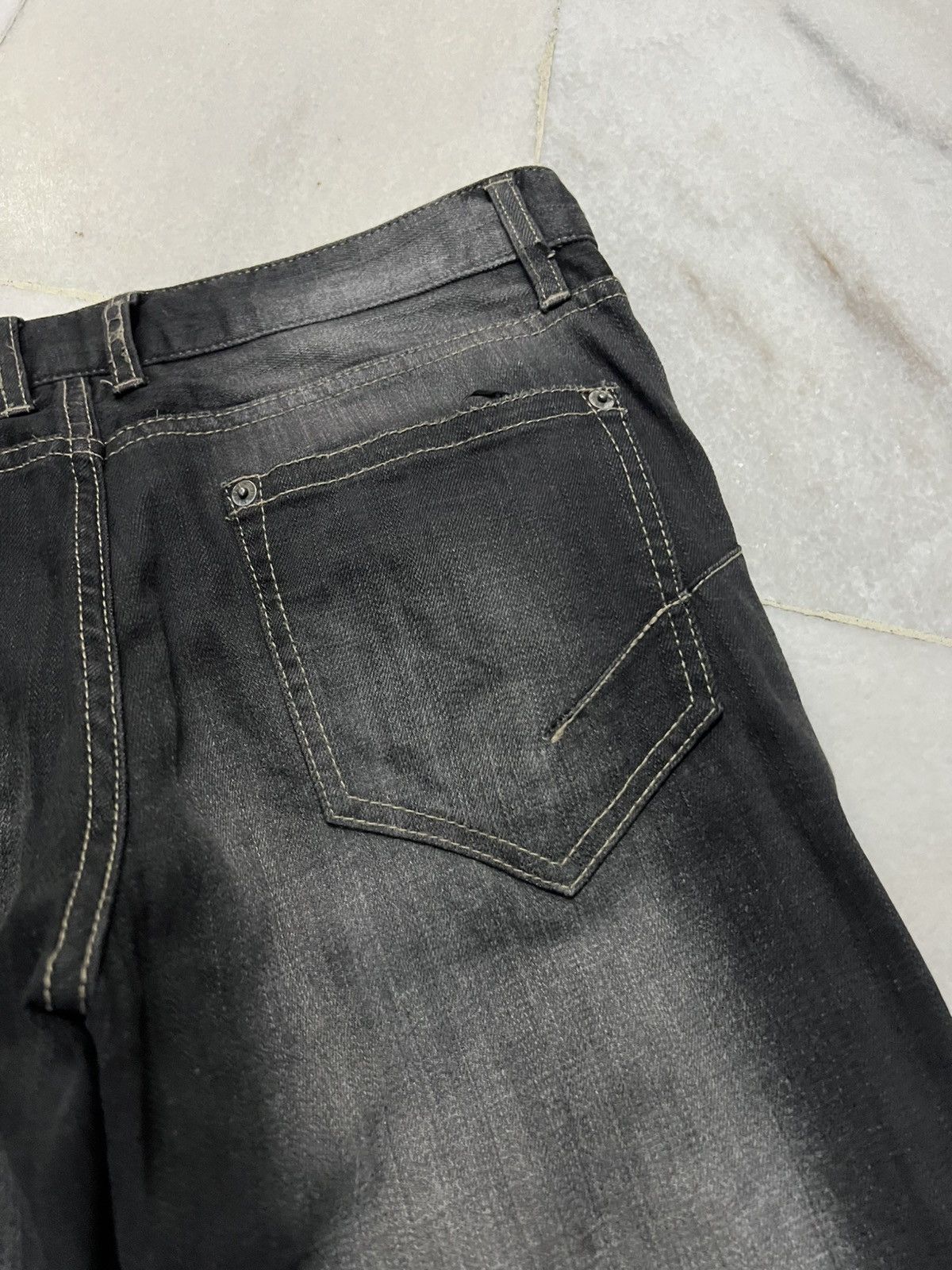 Japanese Brand PPFM DISTRESSED PUNK JEANS Size US 32 / EU 48 - 17 Thumbnail