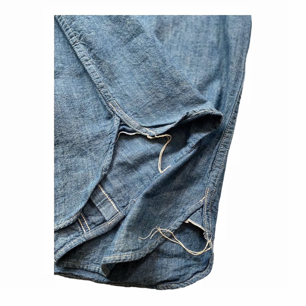 Buzz Rickson's × Japanese Brand Buzz Rickson's USN Chambray Work Shirt Short Sleeve Us Navy Size US S / EU 44-46 / 1 - 5 Thumbnail