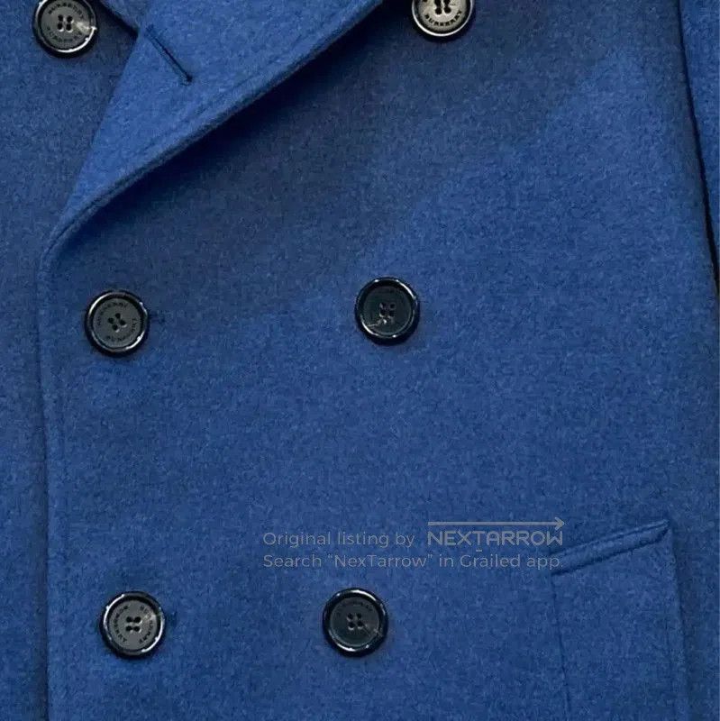 Burberry Burberry Blue Wool Coat for Men. Size US XS / EU 42 / 0 - 6 Thumbnail