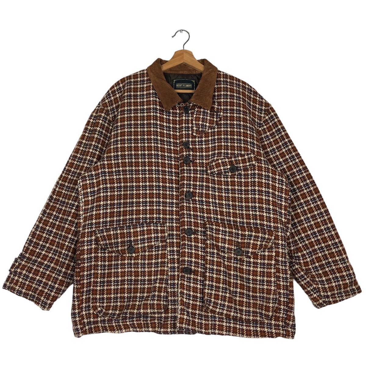Japanese Brand 🔥90’s Bomber Jacket Tartan Design Chore Men’s Flandre Japan Size US M / EU 48-50 / 2 - 1 Thumbnail