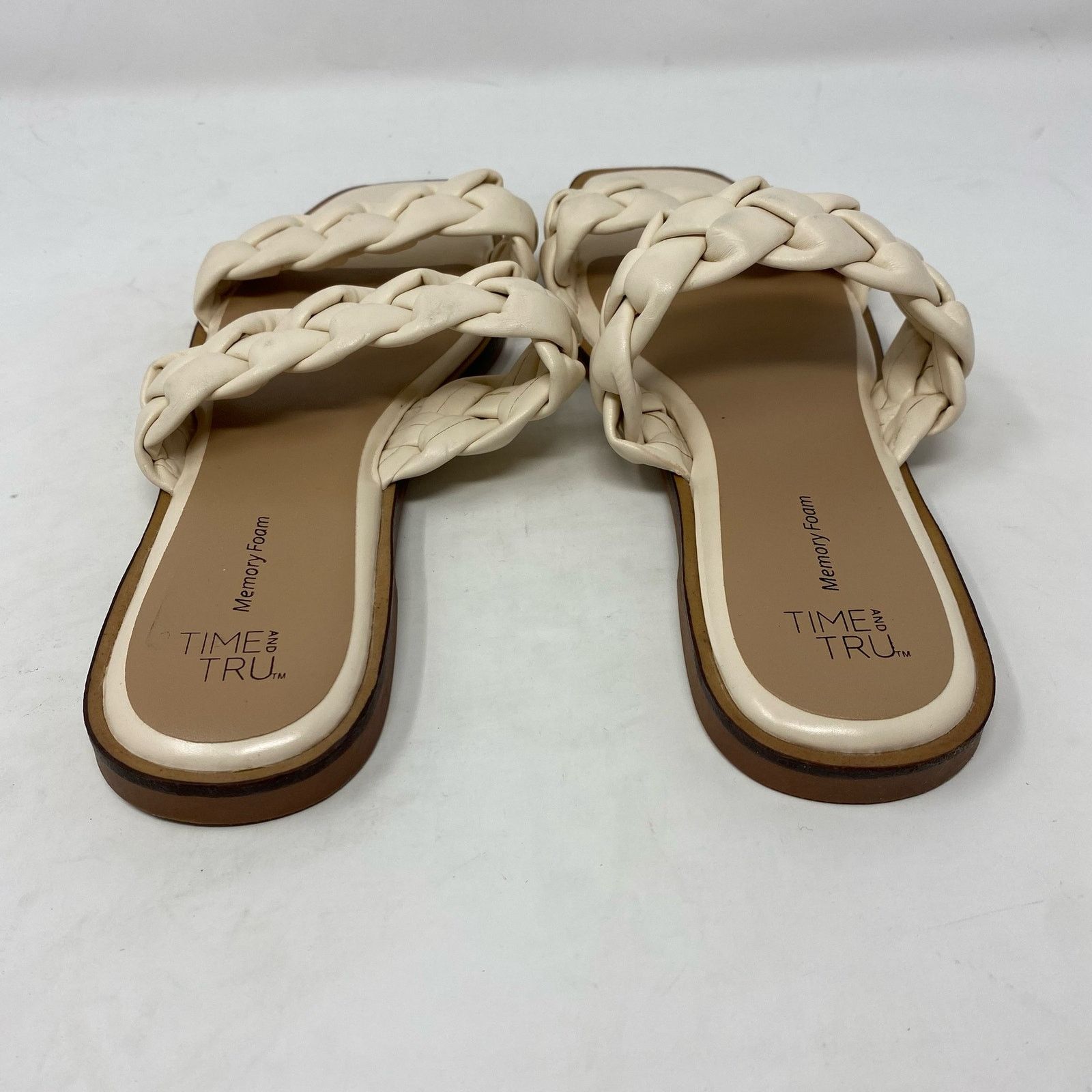 Other Time and Tru Braided Two Band Sandals Womens SIze 8 Size US 8 / IT 38 - 5 Thumbnail
