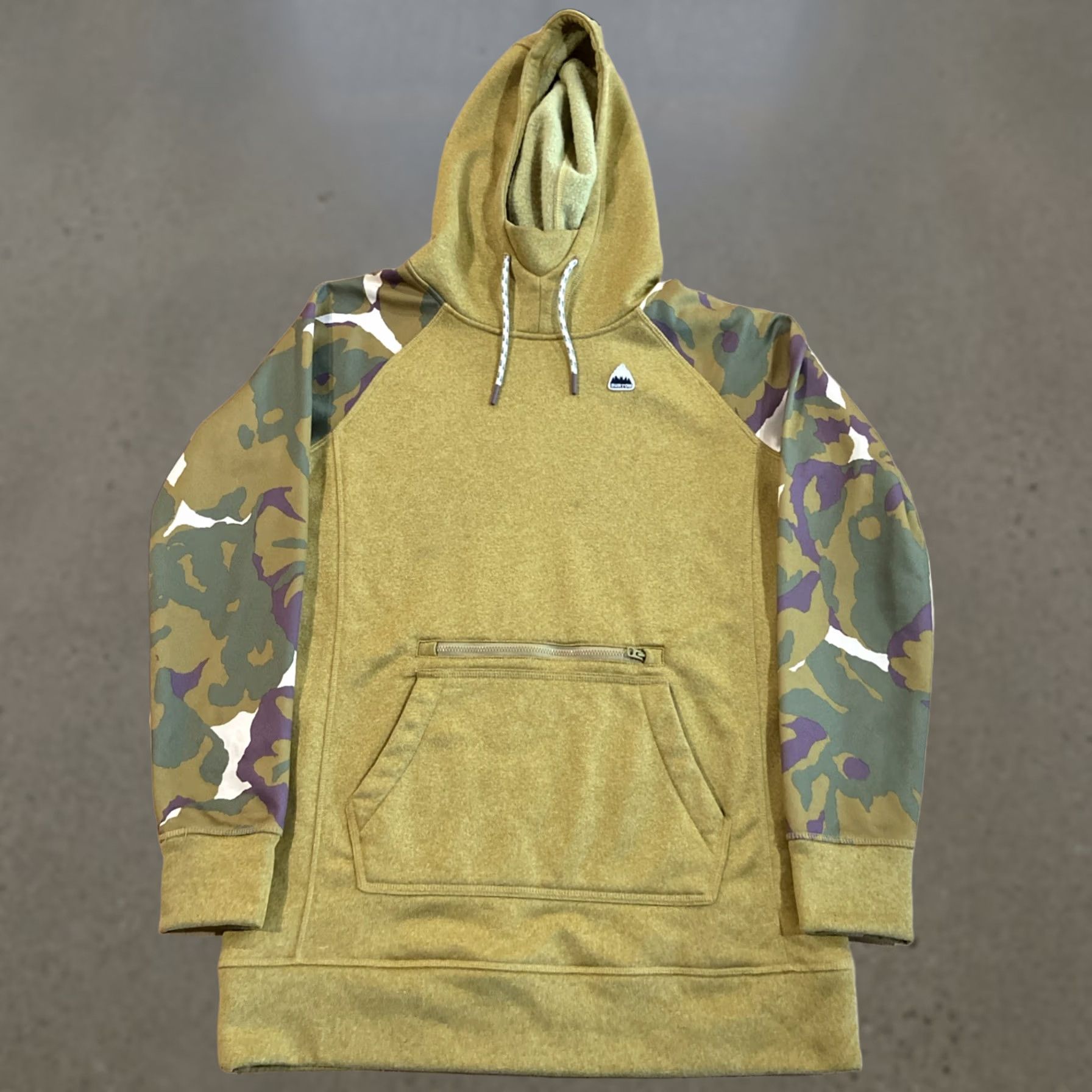 Burton Burton Mens Small Weatherproof Fleece Lined Pullover Hoodie Camo Size US S / EU 44-46 / 1 - 1 Thumbnail