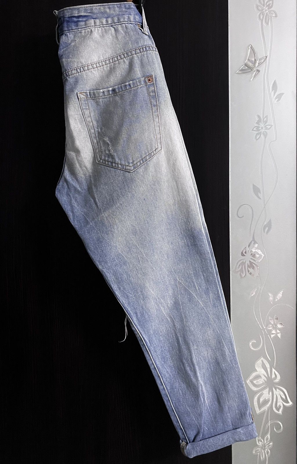 Dsquared2 Women’s Dsquared2 Washed Torn Distressed Jeans Denim Dyed Size 28" / US 6 / IT 42 - 3 Thumbnail