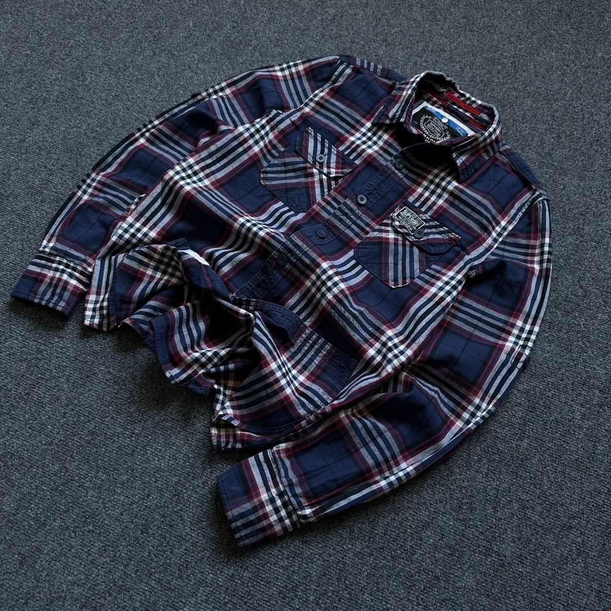 Superdry VTG Western Checked Shirt Superdry Size M Cowboy Old Money Size US M / EU 48-50 / 2 - 1 Thumbnail