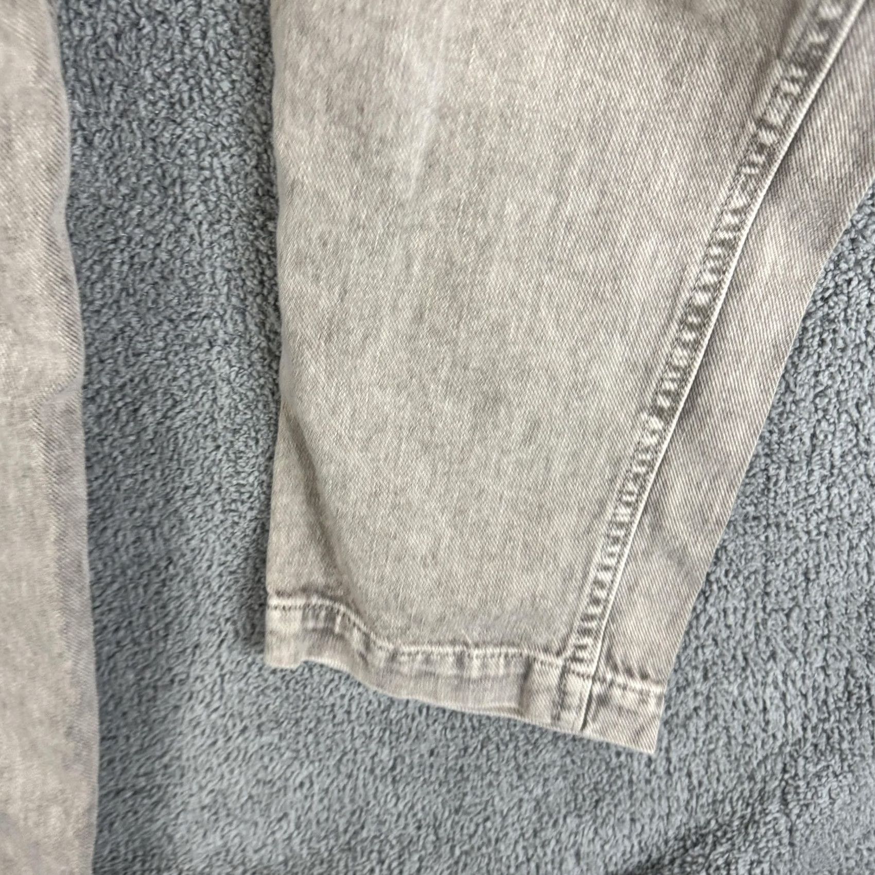 Gap GAP Jeans Womens XS Beige Stone Wash High Rise Relaxed Tapered Cargo Denim Pants Size 26" / US 2 / IT 38 - 5 Thumbnail