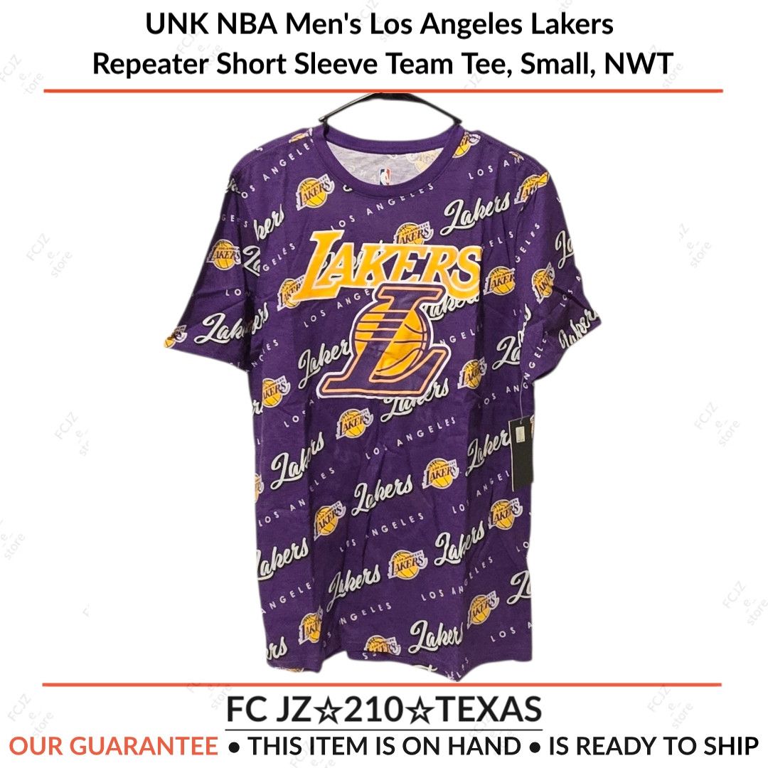 Other UNK NBA Men's L.A.Lakers Repeater Short Sleeve Tee, Small Size US S / EU 44-46 / 1 - 1 Thumbnail