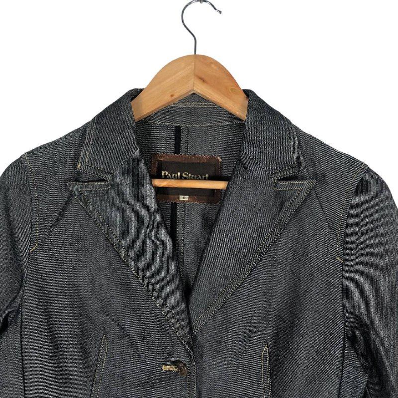 Paul Stuart Paul Stuart New York Denim Blazer Size M / US 6-8 / IT 42-44 - 2 Thumbnail