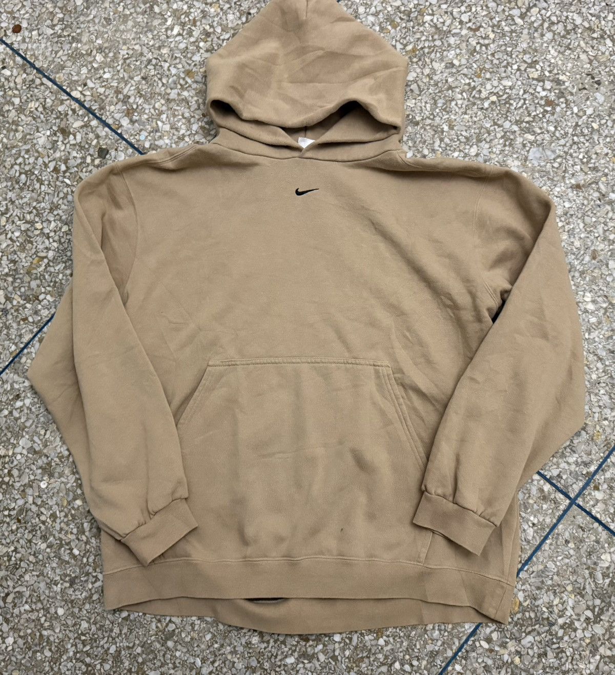 Nike LAST DROP 🚨Vintage 90s Nike Beige Centre Swoosh Travis Scott Size US L / EU 52-54 / 3 - 3 Thumbnail