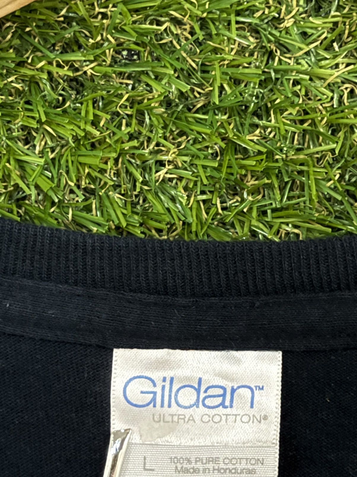 Gildan Vintage Art Festival Bayou City Houston Texas Tee Large Navy Size US L / EU 52-54 / 3 - 3 Thumbnail