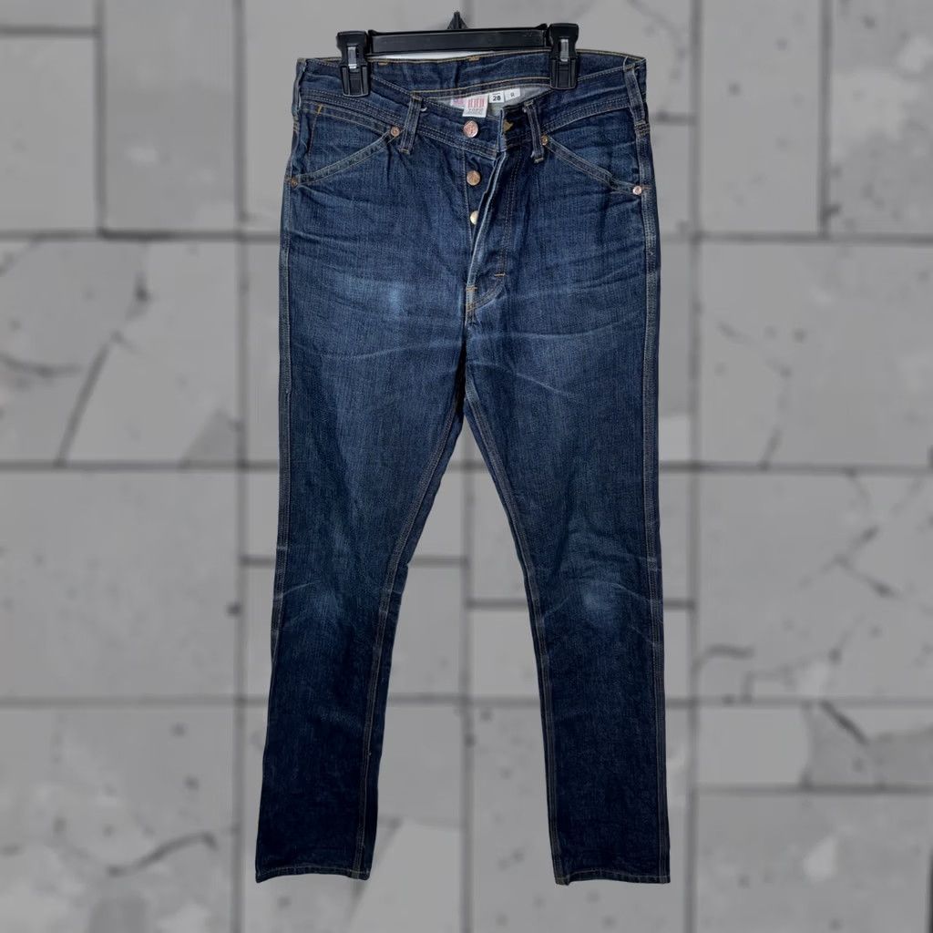 Topo Designs Topo Designs Men’s Blue Jeans Straight Denim Button Fly 28 x 33.5 USA Regular 5-Pocket Size US 28 / EU 44 - 1 Thumbnail