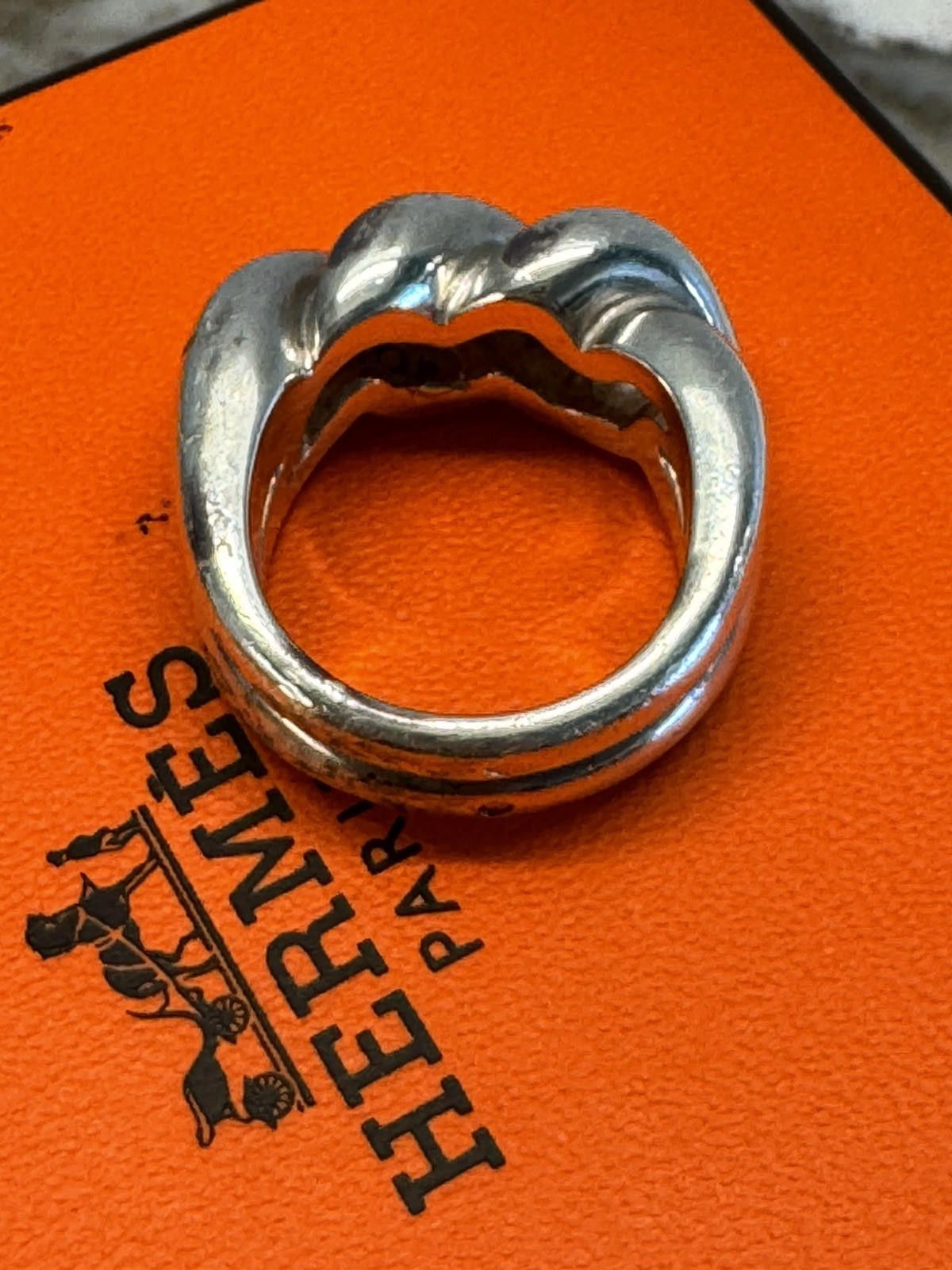Hermes Hermes Paris Ring Torsade - US Size 7.5 - SV925 - Used - VG Size ONE SIZE - 6 Thumbnail