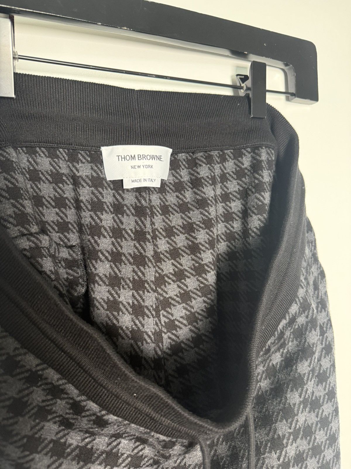 Thom Browne Thom Browne Knit Houndstooth Joggers Size US 34 / EU 50 - 4 Thumbnail