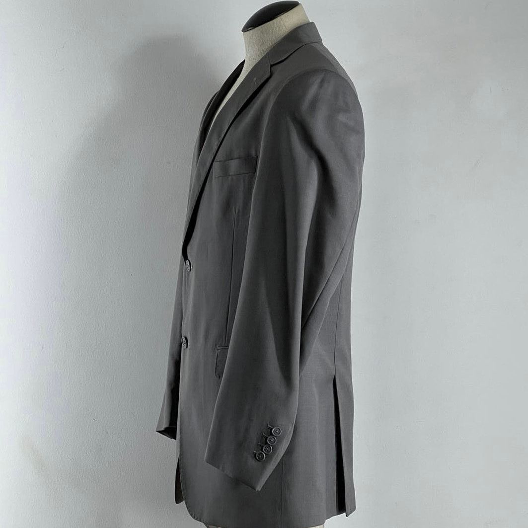 Valentino Valentino Mens Blazer Zegna 150S Gray Wool Silk Jacket Sz 42 Size US L / EU 52-54 / 3 - 7 Thumbnail