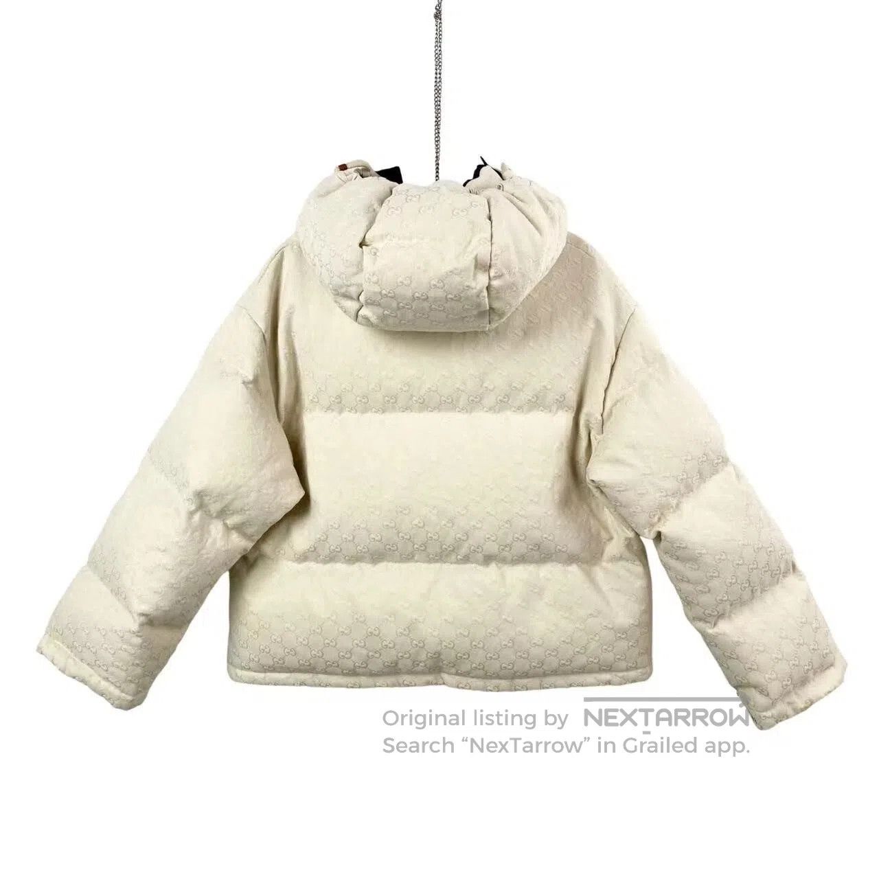 Gucci Guicci Double G dark pattern full print down jacket| Size XXS / US 00 / IT 34 - 2 Thumbnail