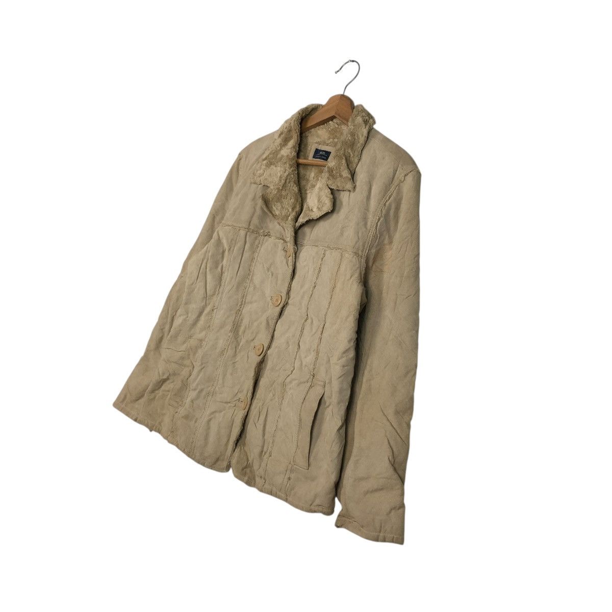 Vintage 🔥VINTAGE LEATHER JACKET BLANKET FUR BAILEY ISSEY MIYAKE Size US M / EU 48-50 / 2 - 4 Thumbnail