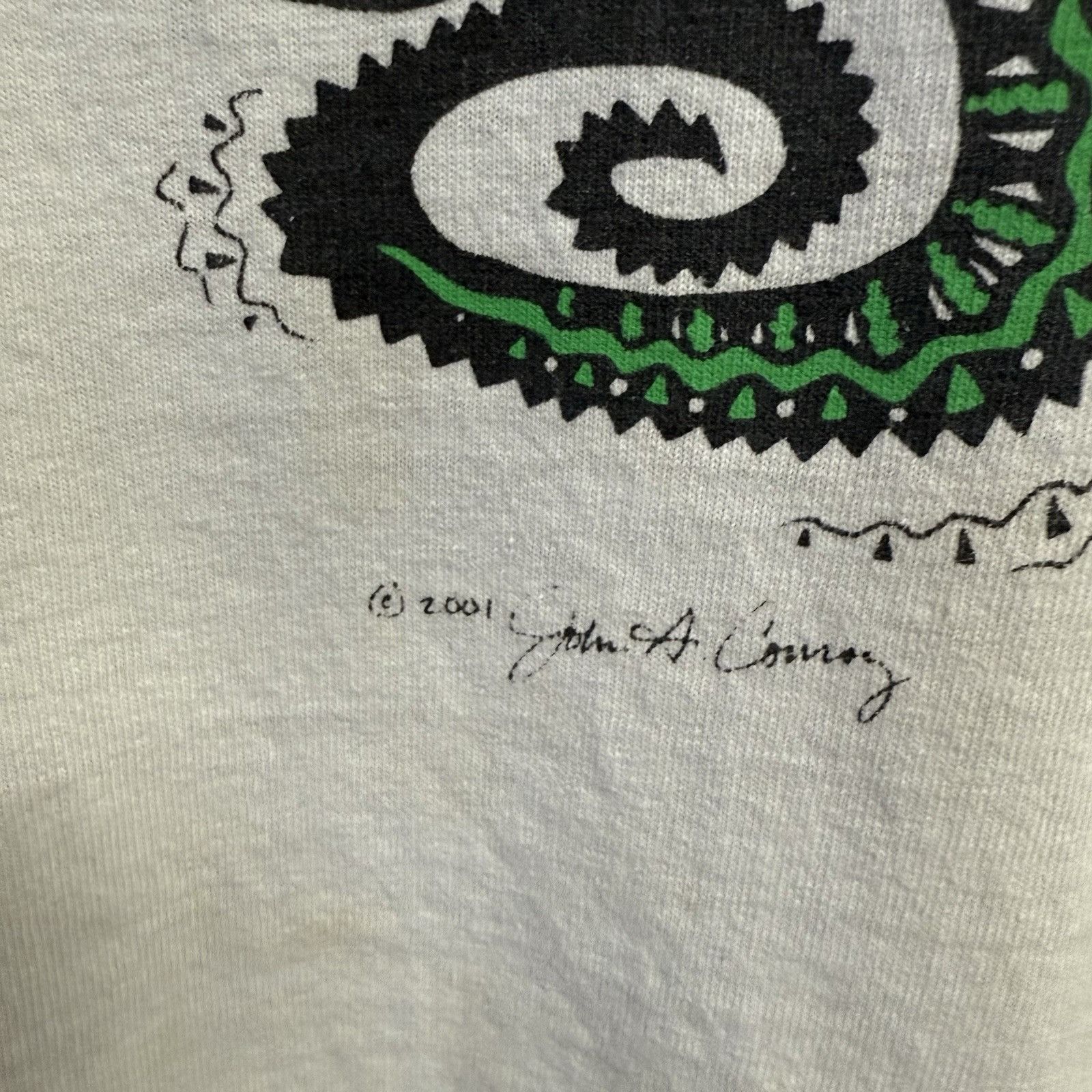 Vintage Vintage Y2K Alligator Art T Shirt Mens XL White Short Sleeve Size US XL / EU 56 / 4 - 3 Thumbnail