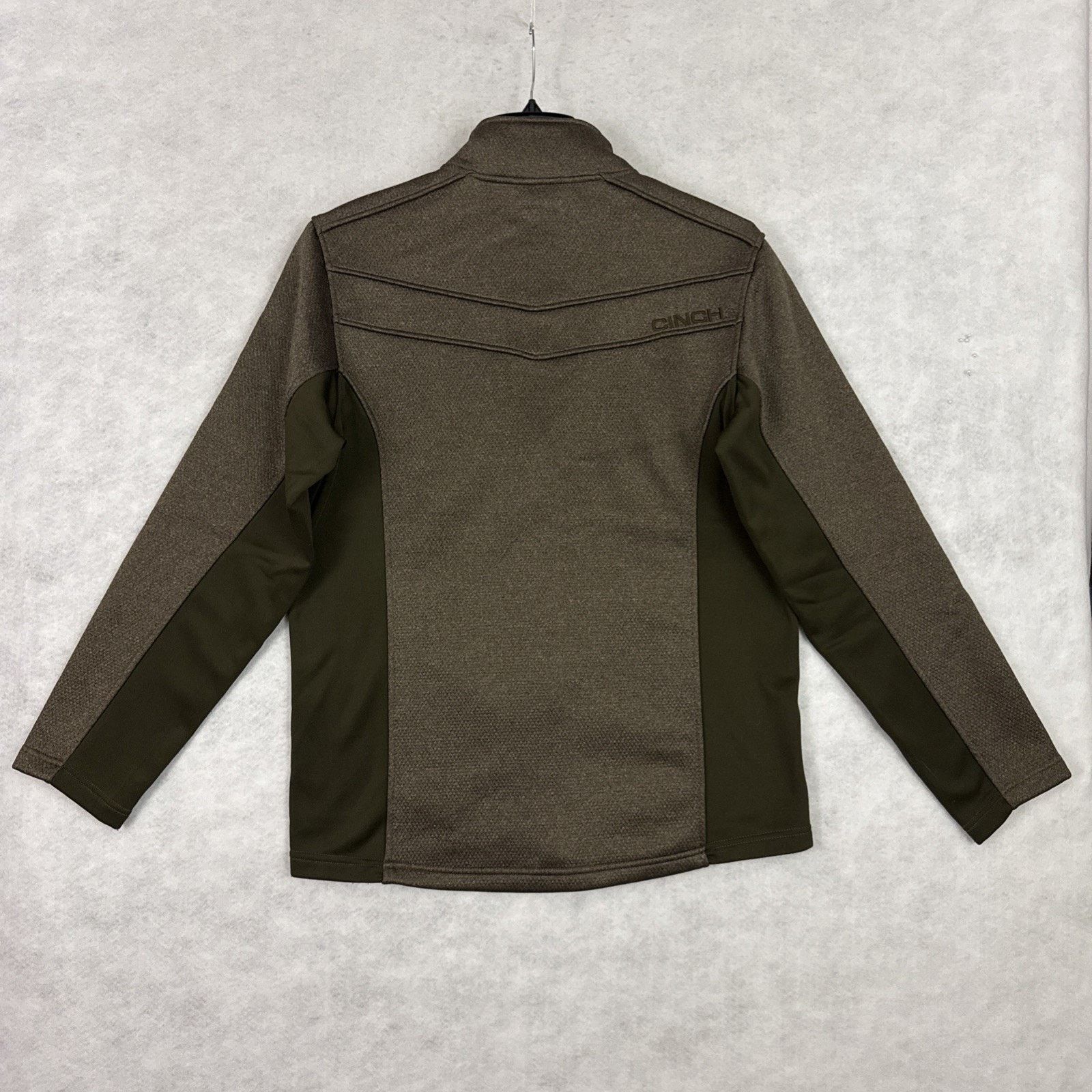 CINCH Cinch Mens M Jacket Lightweight Fleece Logo Brown Softshell Size US M / EU 48-50 / 2 - 4 Thumbnail
