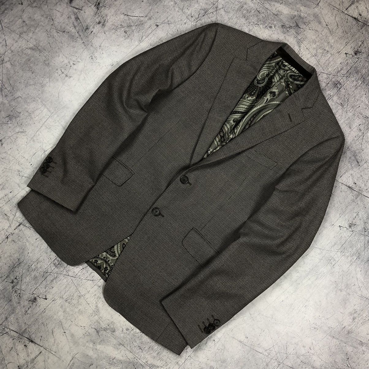 Etro Vintage Etro Milano Italy Desig Wool Blazer Jacket suit y2k Size 50R - 3 Thumbnail