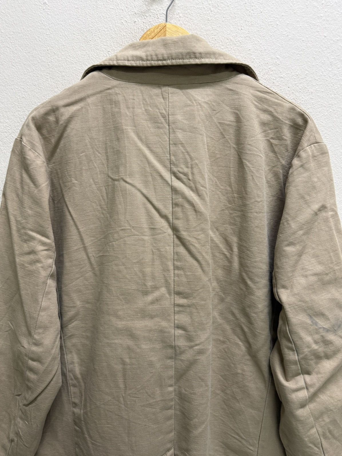 Gap Gap Double Breasted Car Coat Khaki Cotton Blend Jacket Size US L / EU 52-54 / 3 - 24 Thumbnail