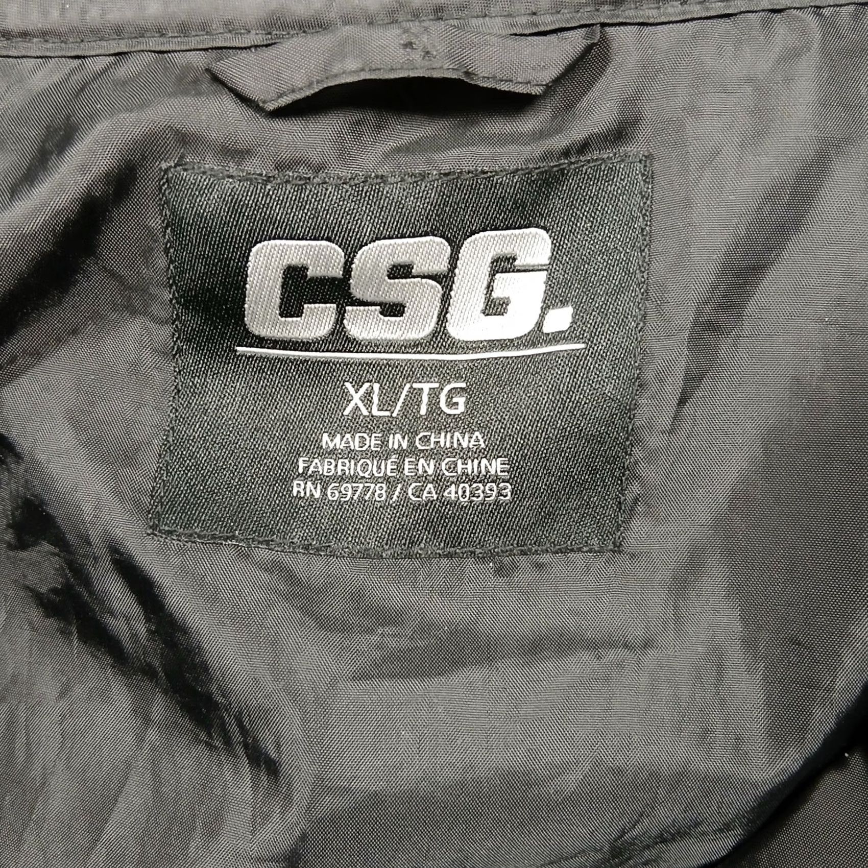Vintage CSG Bomber Jacket Men XL Gray Black Camouflage Lightweight Zip Up Streetwear Casual Jacket Size US XL / EU 56 / 4 - 5 Thumbnail