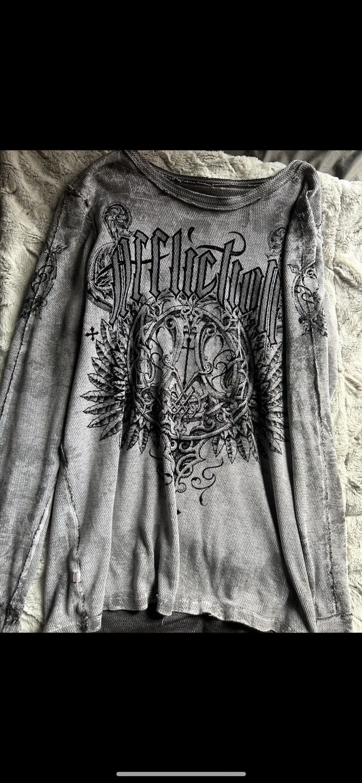 Affliction Rare* reversible affliction long sleeve Size US M / EU 48-50 / 2 - 3 Thumbnail