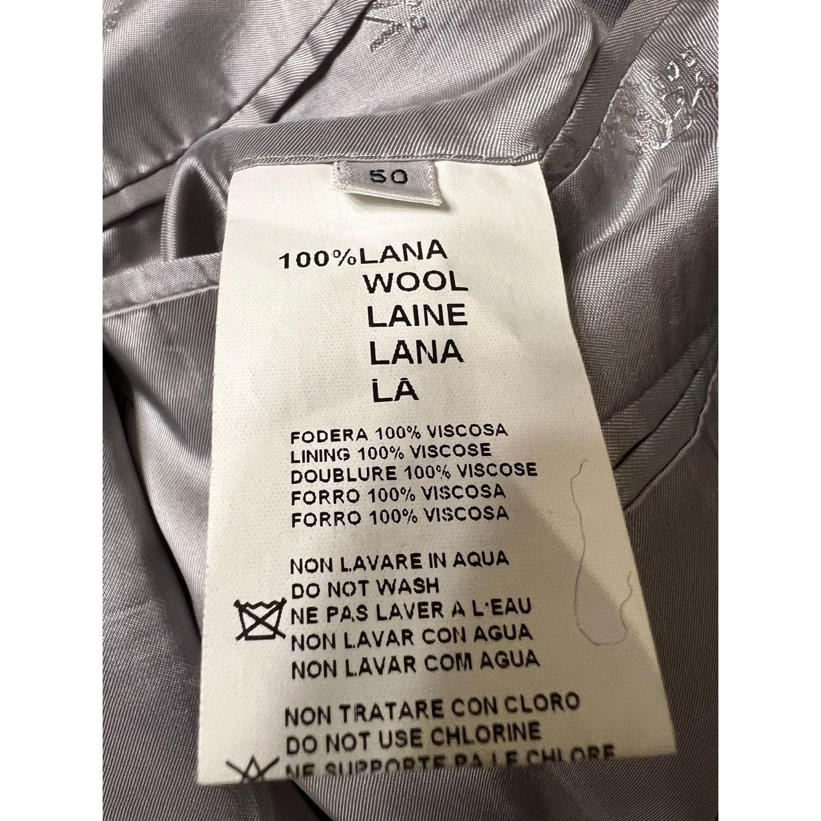 Versace Versace Collection by Gianni Versace Gray Blazer Size 40R US Size 40R - 6 Thumbnail